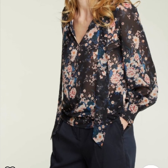 Naf Naf Paris floral blouse - Picture 5 of 5
